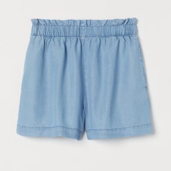 h&m wide cut ruffle top shorts - Picture 1 of 7